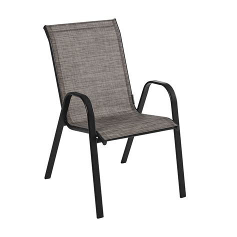 Streamdale Furniture Mesh Fabric Metal Stacking Chairs, Gray